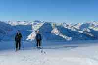 Skitourengeher am Gletscher