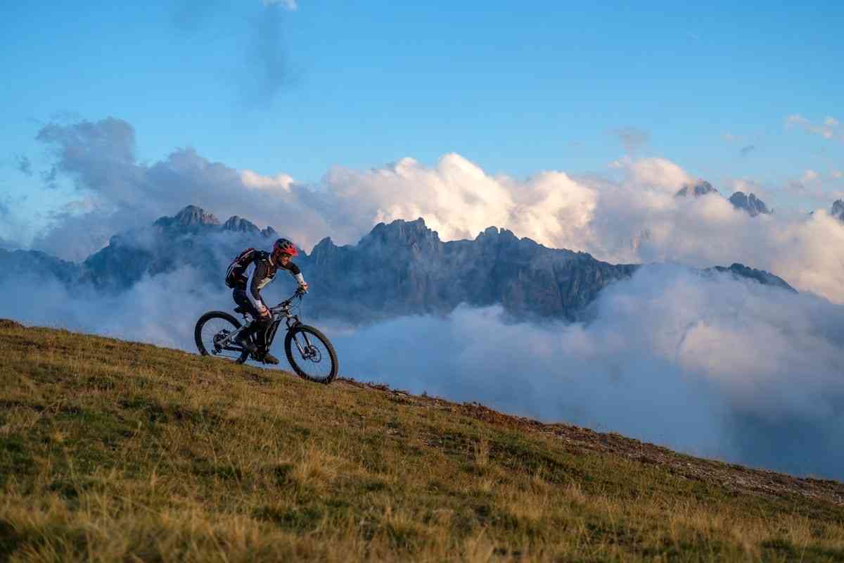E-Biker auf der Plose