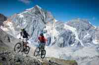 Uphill aufs Madritschjoch E-Bike Enduro Transalp