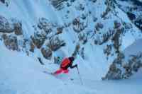 Girls Couloir Ride
